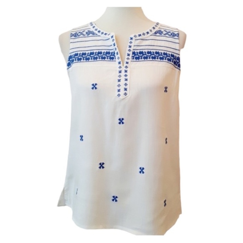 SKIES ARE BLUE PATTERN BLOUSE